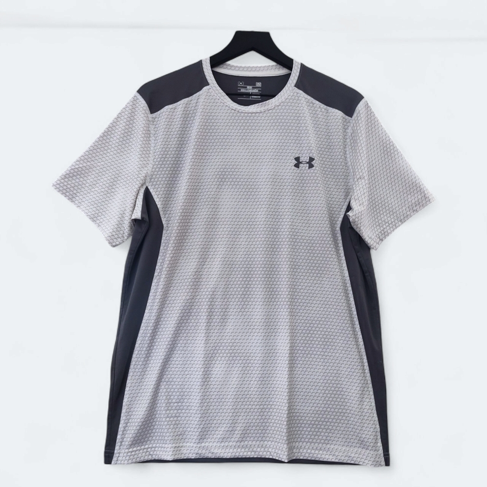 Under Armour Men's Team Raid Short Sleeve T-shirt Mens Size Large Fitted - Picture 2 of 8